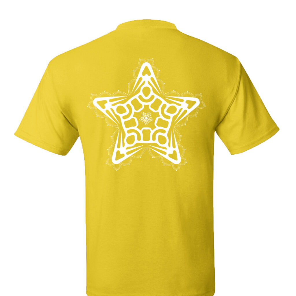 Back of Gold House DJ Tee